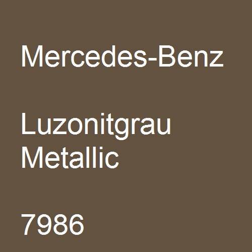 Mercedes-Benz, Luzonitgrau Metallic, 7986.